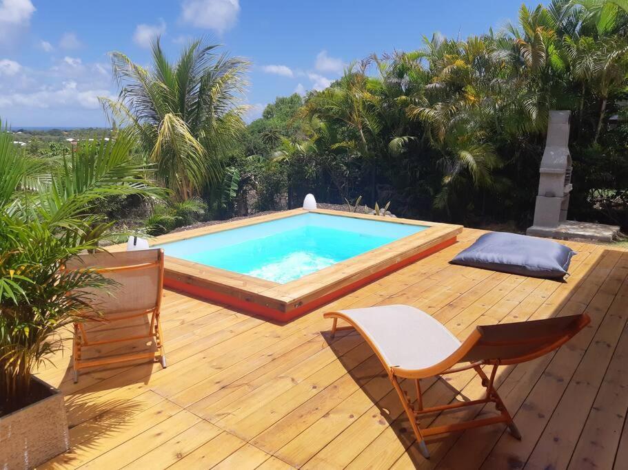 TI COIN RELAX bungalow vue mer piscine privée Saint-Francois  Esterno foto