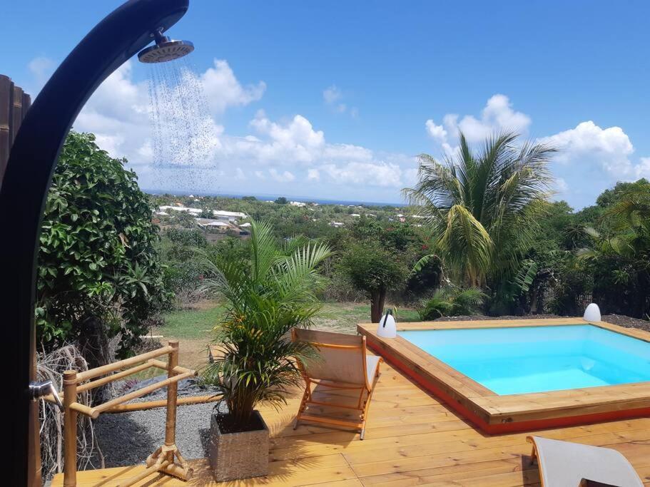TI COIN RELAX bungalow vue mer piscine privée Saint-Francois  Esterno foto