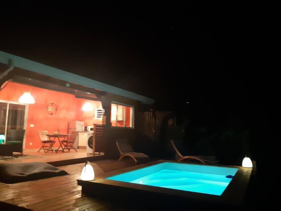 TI COIN RELAX bungalow vue mer piscine privée Saint-Francois  Esterno foto